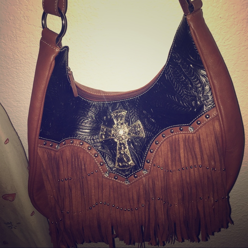 Western leather purse!